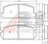 A.B.S. 36553 Brake Pad Set, disc brake